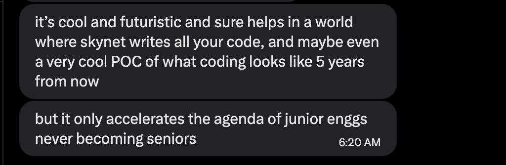 Conversation screenshot